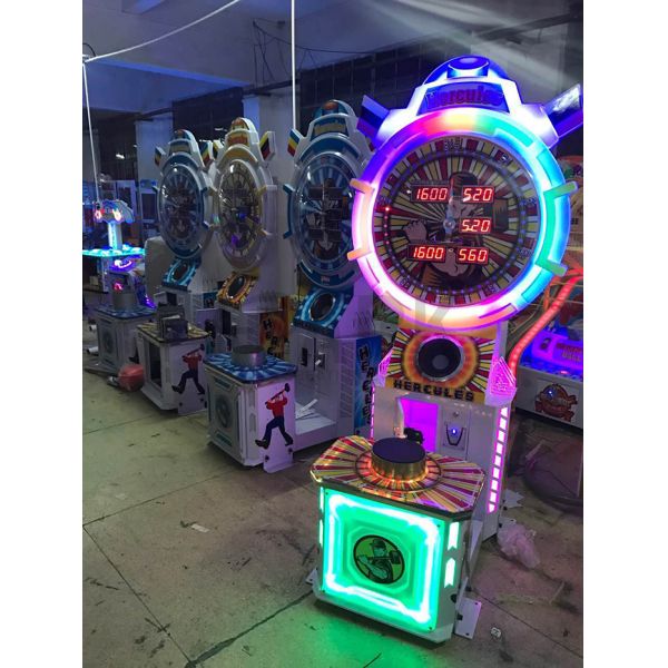 Fashion Amusement Game Machines  Lifts Pressure Hercules Boxing Game Equipment