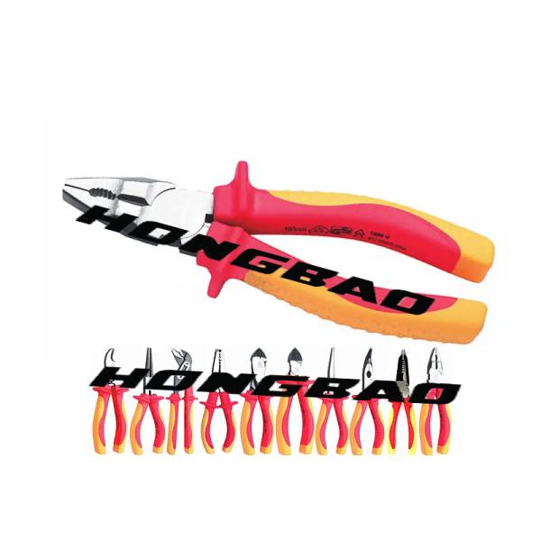 6 8 Vde 1000v Tool Kit Insulated Side Cutter Long Nose Cr-V Pliers