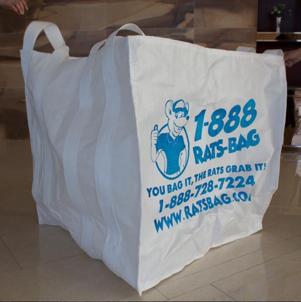 600kg 14x14 Waste Skip Bags Large Size Council Garden Waste Bags