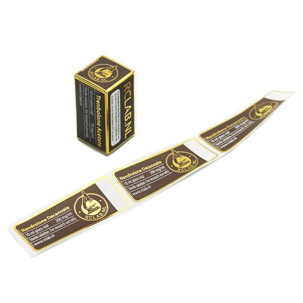 Аптечные стеклянные пробирки Этикетки для бутылок