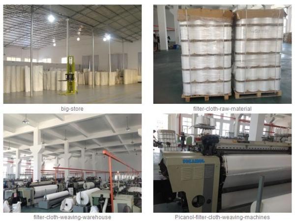 150mm 200mm Woven Filter Cloth , Polypropylene Pp Filter Fabric