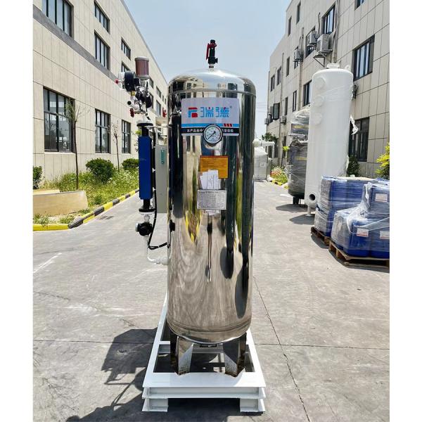 Gerador de nitrogénio PSA com tanque de armazenamento de aço inoxidável de alto desempenho