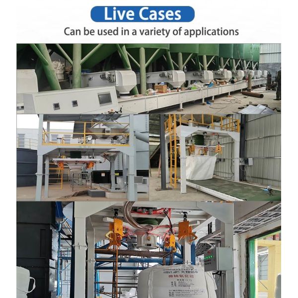 100 kg-500 kg machine de remplissage de sacs jumbo échelle de conditionnement quantitative