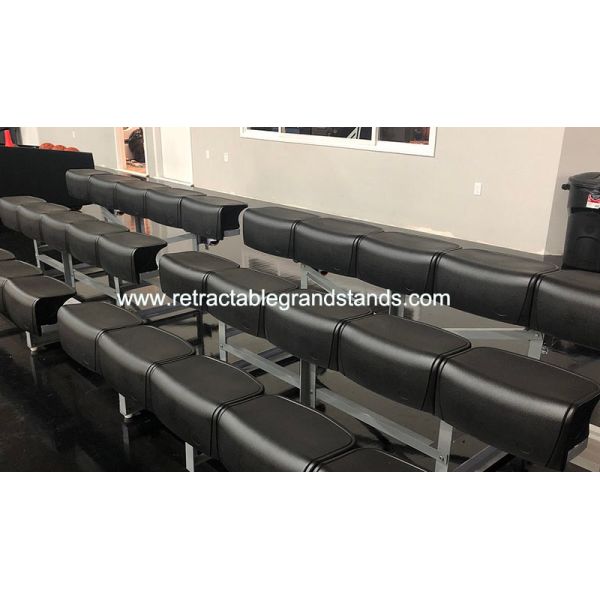 3 Rows Aluminum Stadium Bleachers Portable Grandstands Seating