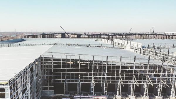 H Section Steel Portal Frame Warehouse Easy Assembly Industrial Warehouse Buildings
