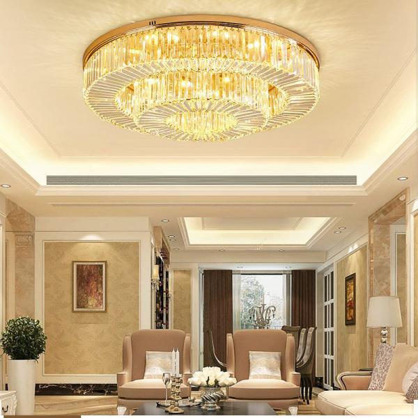 JYLIGHTING Luxury Led Wedding for Living Room Kitchen High Ceiling Morden Stand Bedroom Chandeliers LED Ceiling Light