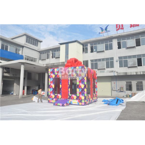 Дети раздувной хвастун, дом дня рождения детей раздувной скача