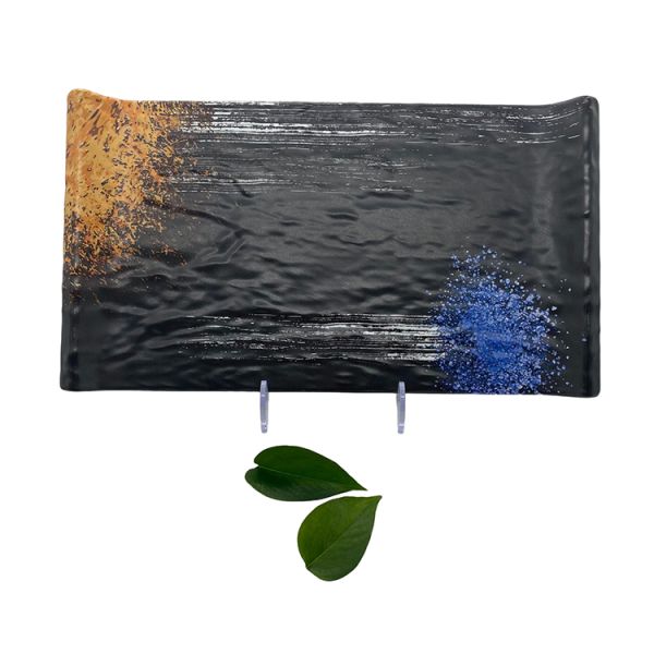 Rectangle Dessert Melamine Plates 14.2'' Outdoor Plates Melamine BSCI