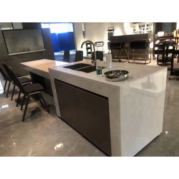 Backlit Royal White Onyx Marble Slab for Customizable Table Countertop and Wall Panel