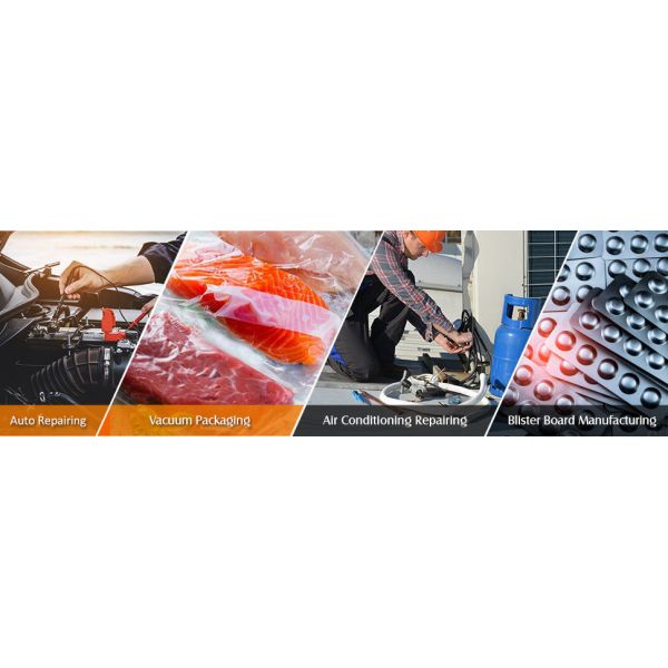 V900 Refrigeration Spare Parts  Vacuum Rotary Vane Pump 9 CFM Dual Stage