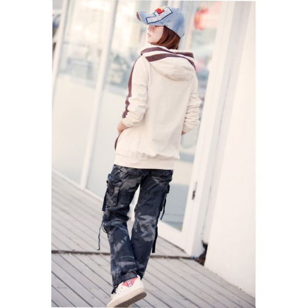 Фуфайки дам с капюшоном, таможня с 2 Pokets водоустойчивое