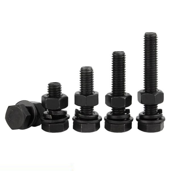 M6 M8 High Tensile DIN931 DIN933 Hex Head Bolt And Nut Grade 4.8 8.8 10.9 12.9 Steel