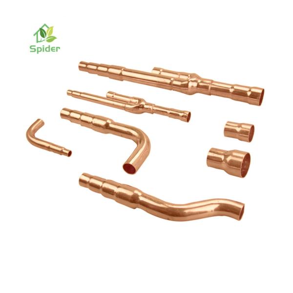 No Chemical Hurt Air Conditioner Fitting Copper Refnet Branch Pipes Fittings