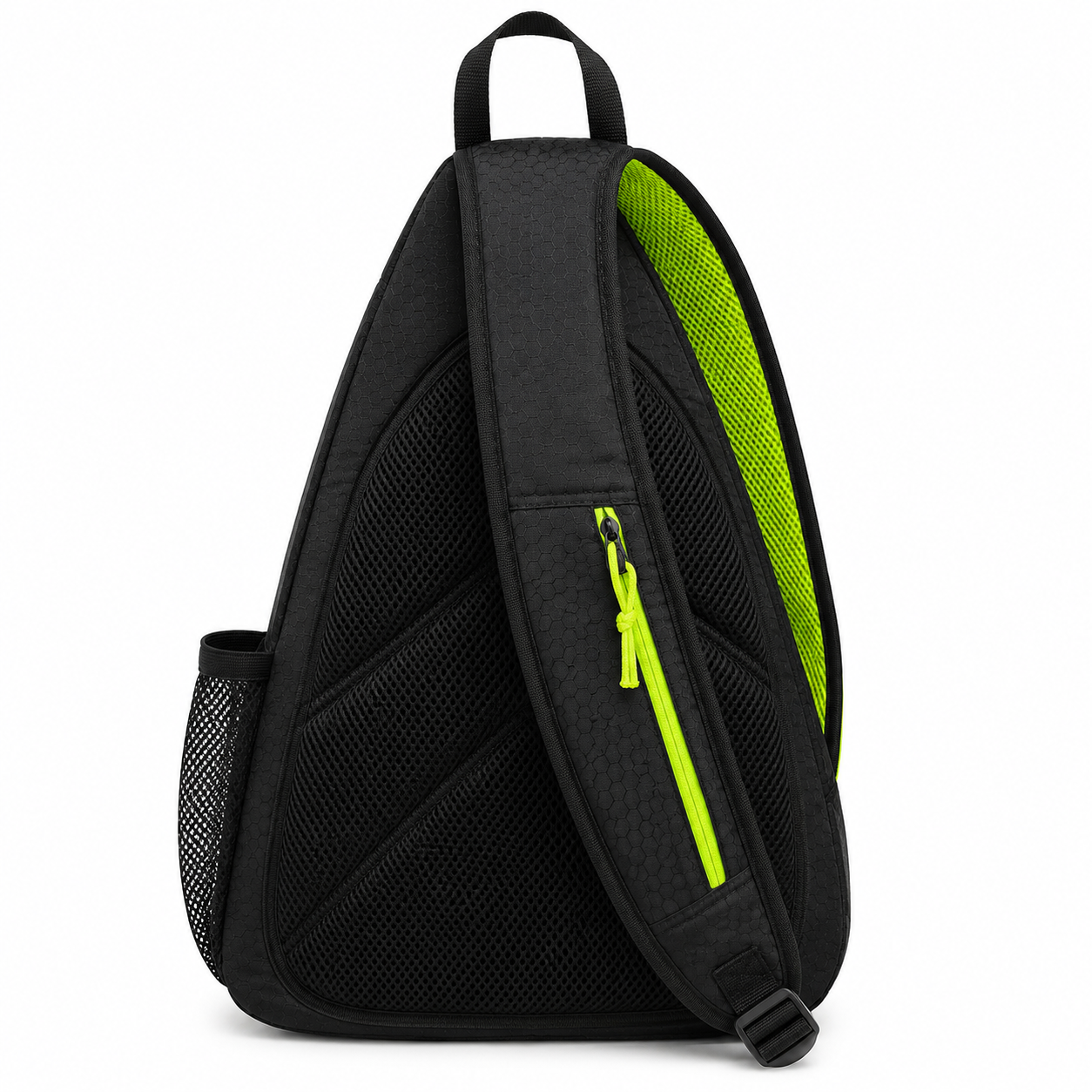 Pickleball Sling Bag for Men & Women, Large Capacity Backpack with Fence Hook,