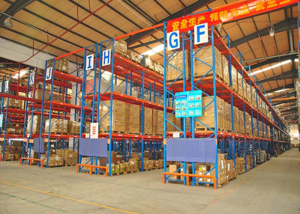supports en acier industriels du stockage 1,500kg/Pallet, unité résistante de rayonnage de palette d'entrepôt