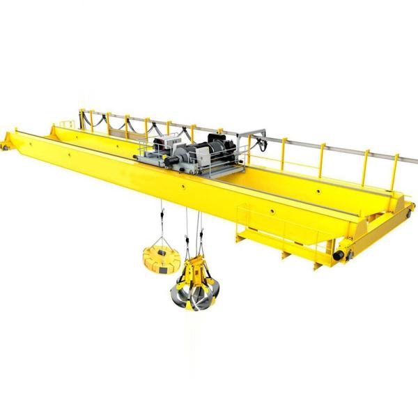 QP Model Two Purpose Double Girder Overhead Crane With Grab And Magnet