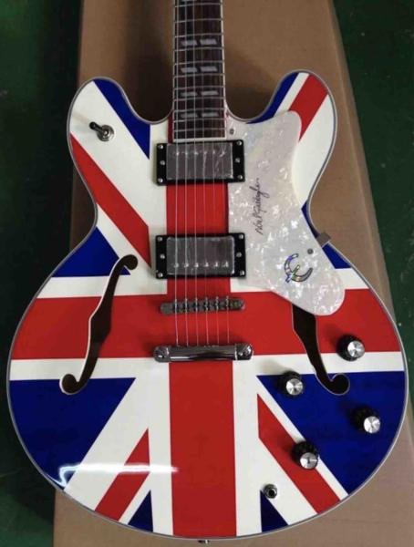 Custom Shop ES-335 LP Noel Gallagher Confederate Guitar