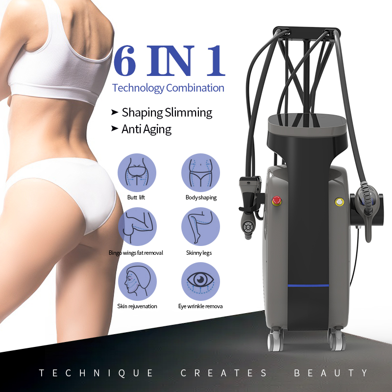 Stationary Weight Loss Vacuum Roller Slimming Machine Cavitation