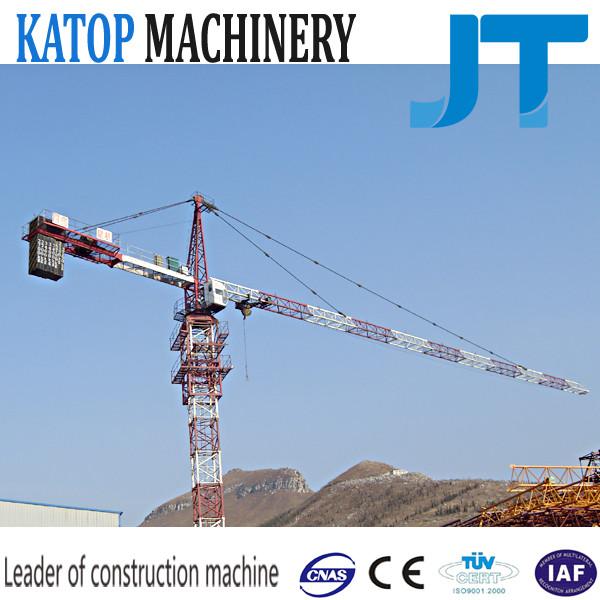 China brand high quality low price 8t load 45m high TC6010 60m boom big tower crane
