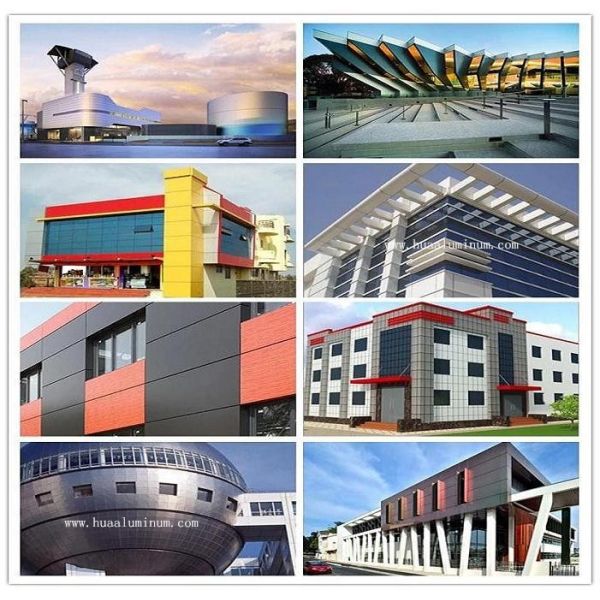 SGS Shockproof Aluminum Composite Material Panels Brushed Surface