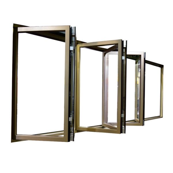 Aluminum Sliding Kitchen Glass Balcony Folding Window