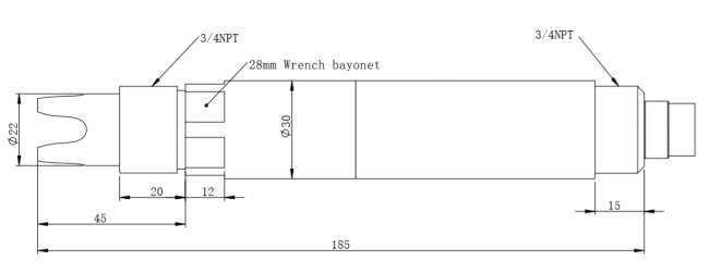 Стабильный датчик качества воды ORP Цифровой датчик Замена 1mV Разрешение с точностью ±6mV