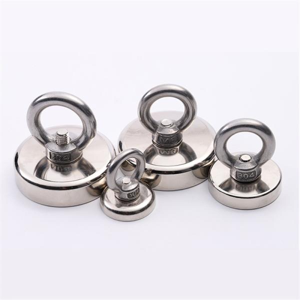 150KG Super Strong Pull Force Fishing Magnet with Rare Earth Neodymium Magnets and Rope