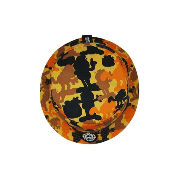 Шляпа ведра человека фишер камуфлирования желтого цвета вышивки печатания ПОТЕХИ взрослая