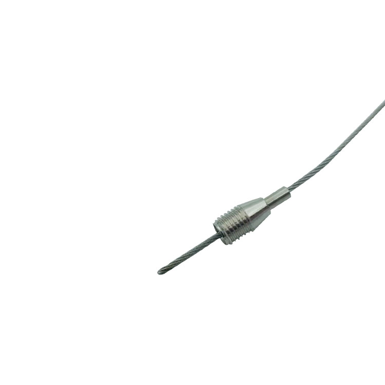 Customized Wire Cable Grippers With Male Thread For Hanging Lighting And Display