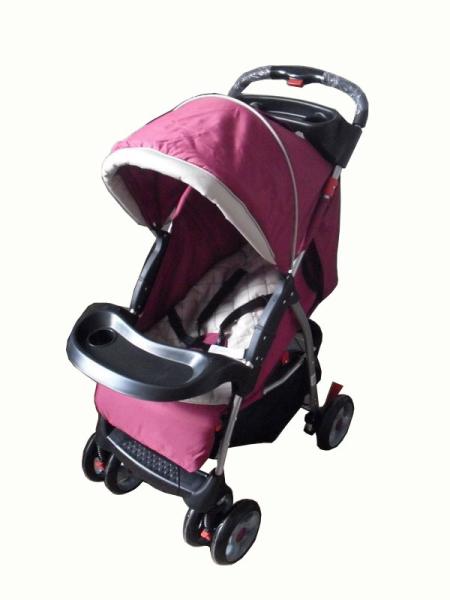 Foldable One Hand Baby Carriage Stroller , Luxury Baby Strollers for Sport