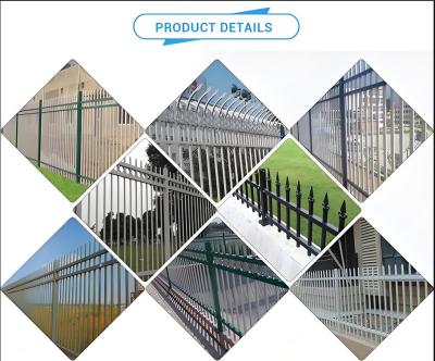 Customizable Zinc Steel Railing - Modern Galvanized Security Fence
