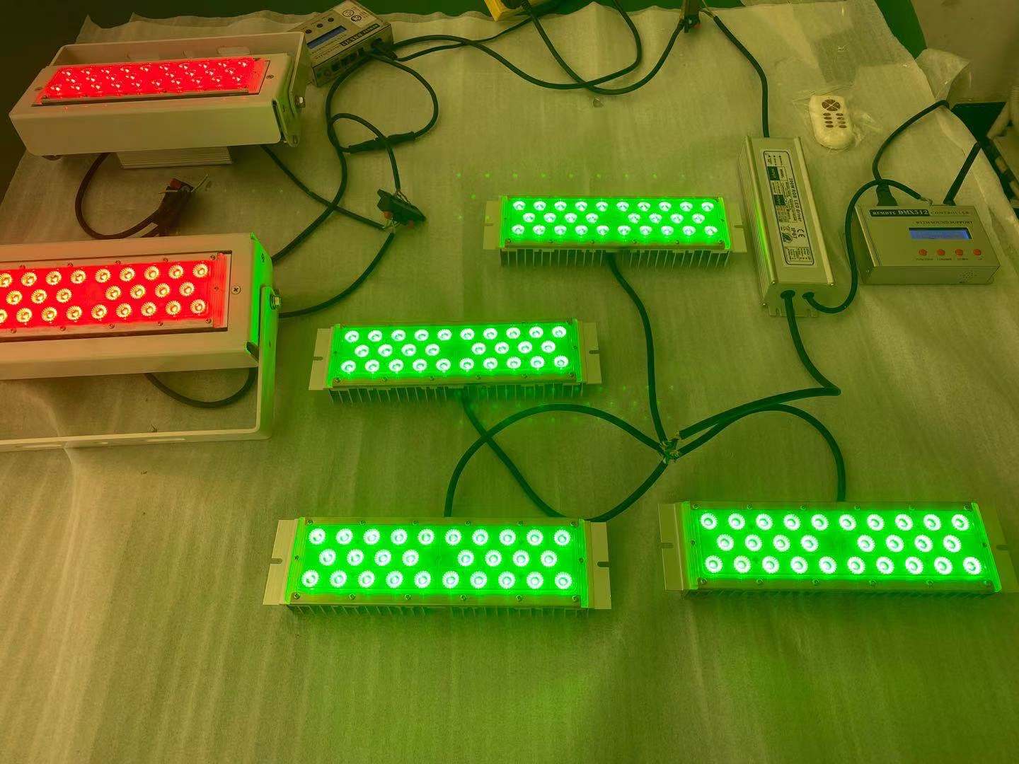 свет потока СИД 50w IP66 RGB с регулятором цвета DMX512 изменяя