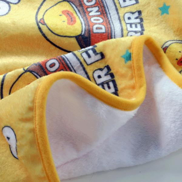 Small Soft Feel Baby Custom Blanket Printing Fleece Material Polyester