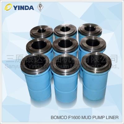 Dureza Triplex do índice 26-28% HRC do cromo do forro da bomba de lama de Bomco F1600