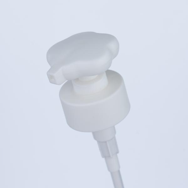 28/400 White Flower Shape  Lotion Pump Head for Shower Gel Bottles and Shampoo Bottles for Bathing Skincare and Haircare