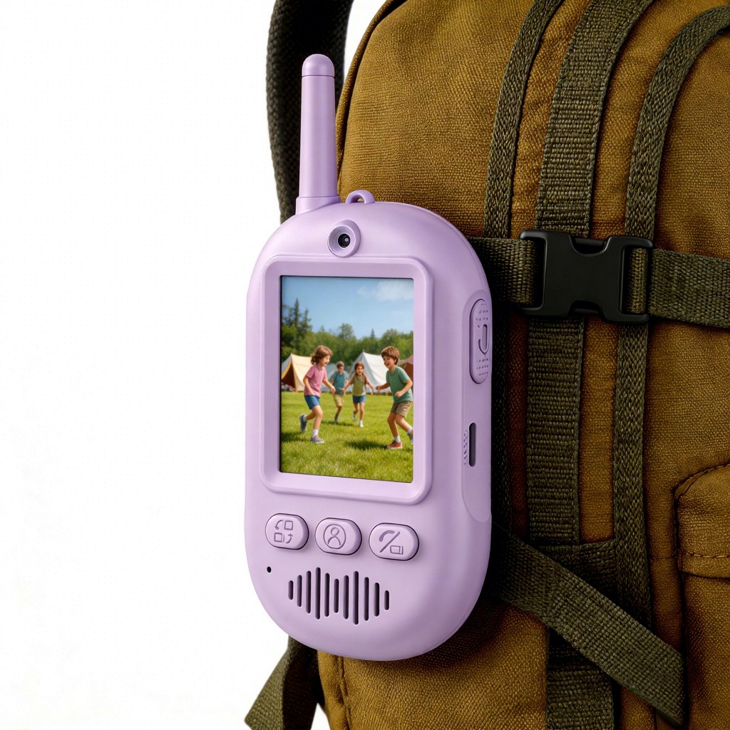 Handheld Kids Walkie Talkie Easy Operation One Key Call Age 3-12 Children Wireless Custom Packaging