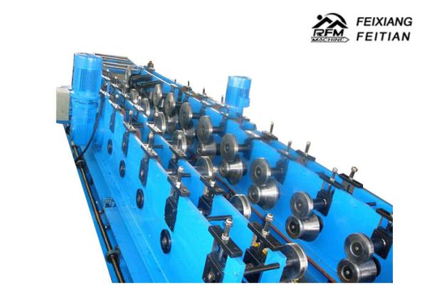 Reliable C Section Roll Forming Machine , Bridge Sheet Cable Tray Punching Machine
