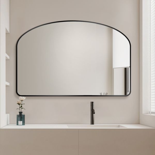 Arched Aluminium Framed LED Mirror 4mm 5mm Large Wall Bathroom Mirror
