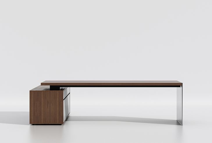 2200mm 2400mm 2600mm Modern Executive Office Desk Metalli Series