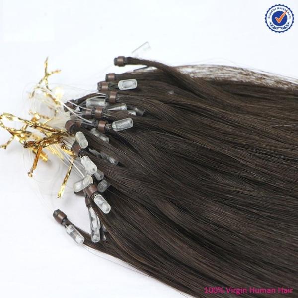 Micro extensões do cabelo do laço, grampo do ser humano de 100% em extensões naturais do cabelo