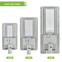 70Ra All In One Solar Street Light 160lm/W Solar LED Outdoor Light 6V