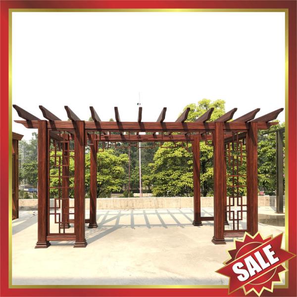 public garden park grape aluminium alloy metal trellis Pergola-nice sunshade decoration for garden villa