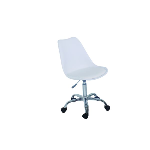 European-style plastic dining chair personality creative leisure chair office meeting discussion chairEiffe ltulip chair
