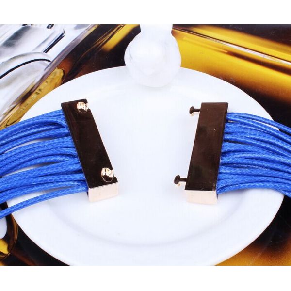 Big exaggerated retro fashion multilayer tassel sweater chain necklace Earring Sets