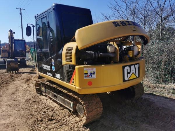 Excavadora CAT307 de alta potência com cilindro hidráulico original e capacidade de balde de 0,31 m3