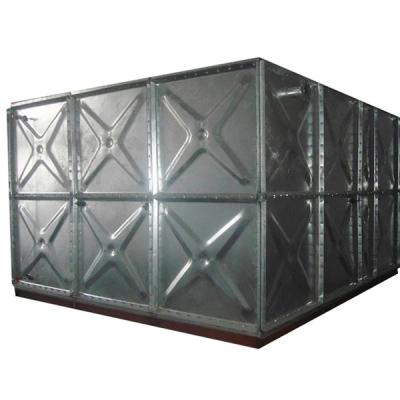 Hotel / School Galvanized Steel Water Tank Corrosion Resistant Bolt Installation