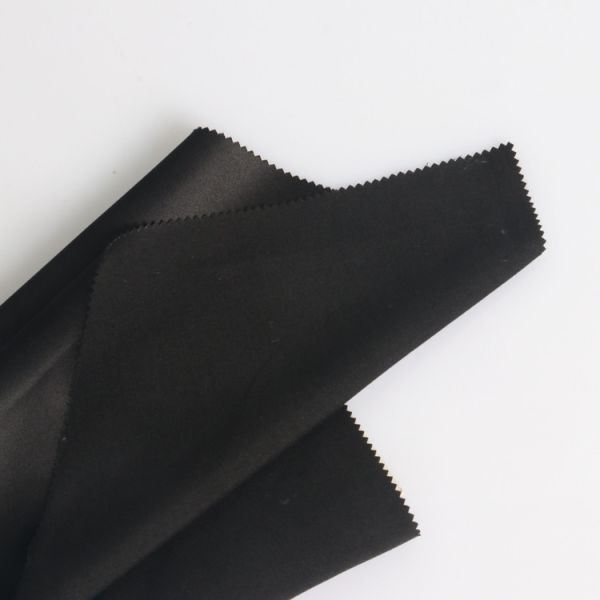 75D*150D anti-pilling breathable shirt/skirt recycled poly peach skin fabric
