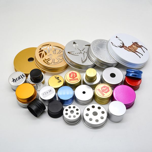 Металлические натянутые крышки бутылок соды, стеклянные крышки бутылок молока, алюминиевые 13-104 мм