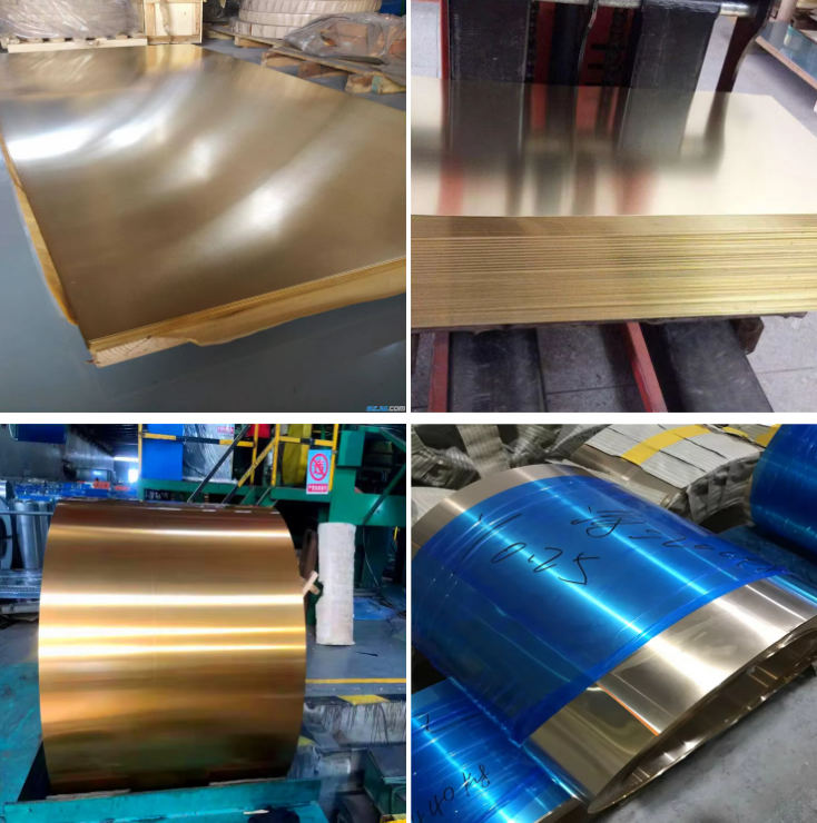 H62 Brass Copper Plate Decorative Zinc Plated Copper Sheet 0.2mm-10mm