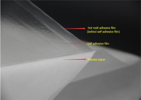 EAA Self Adhesive Hot Melt Glue Sheets Transparent For Labels / Textile Fabric